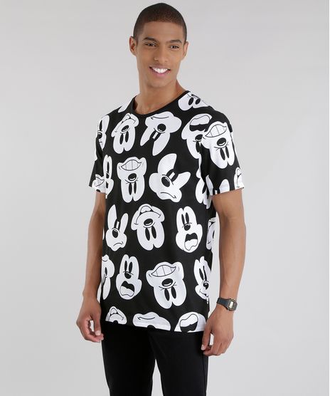 Camiseta-Estampada-Mickey-Preta-8581542-Preto_1