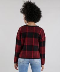 Sueter-em-Trico-Xadrez--Nope--Vermelho-8487960-Vermelho_2