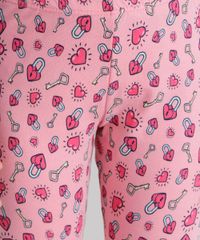 Conjunto--Love-Each-Other--de-Blusa-Cinza-Mescla---Calca-Legging-Estampada-de-Coracoes-Rosa-8628017-Rosa_4