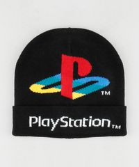 Gorro-Infantil-PlayStation-em-Trico-Preto-9785293-Preto_1