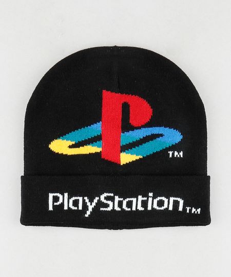 Gorro-Infantil-PlayStation-em-Trico-Preto-9785293-Preto_1 Gorro-Infantil-PlayStation-em-Trico-Preto-9785293-Preto_1