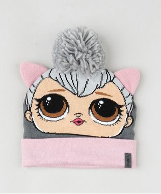 Gorro-Infantil-LOL-Surprise-em-Trico-com-Pompom-Cinza-9785168-Cinza_1