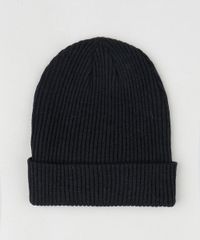 Gorro-Masculino-em-Trico-Canelado-Preto-9801873-Preto_1