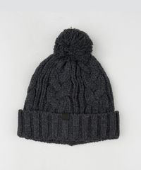 Gorro-Masculino-em-Trico-com-Pompom-Chumbo-8903294-Chumbo_1