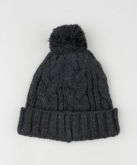 Gorro-Masculino-em-Trico-com-Pompom-Chumbo-8903294-Chumbo_2