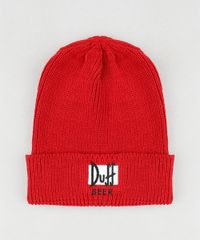 Gorro-Masculino-Duff-Beer-Os-Simpsons-em-Trico--Vermelho-9801869-Vermelho_1