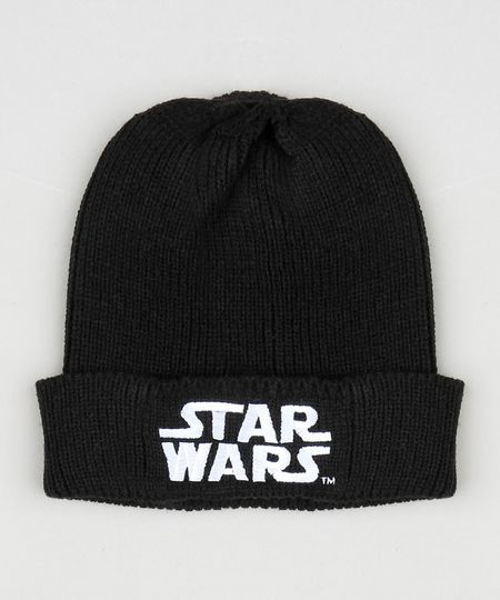 Gorro-Masculino-Star-Wars-em-Trico--Preto-9801874-Preto_1