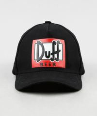 Bone-Masculino-Carnaval-Aba-Curva-Duff-Beer-Os-Simpsons-Preto-9567445-Preto_1