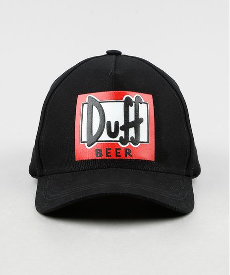Bone-Masculino-Carnaval-Aba-Curva-Duff-Beer-Os-Simpsons-Preto-9567445-Preto_1