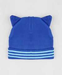 Kit-Infantil-de-Gorro-Menino-Gato-PJ-Masks-com-Orelhas---Luva-em-Trico-Azul-9784979-Azul_3