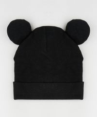 Kit-Infantil-de-Gorro-Mickey-com-Orelhas-Preto---Luva-em-Trico-Vermelha-9784918-Vermelho_3