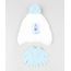 Kit-Infantil-de-Gorro-Elsa-Frozen-com-Pompom-Off-White---Luva-em-Trico-Azul-Claro-9784988-Azul_Claro_1