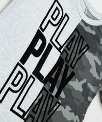 Camiseta-Infantil--Play--com-Recorte-Camuflado-Manga-Curta-Cinza-Mescla-9876758-Cinza_Mescla_4