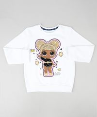 Blusao-Infantil-LOL-Surprise-em-Moletom-com-Paete-Branco-9916971-Branco_1