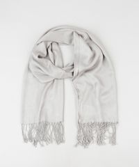 Cachecol-Feminino-em-Trico-com-Franjas-Cinza-9841642-Cinza_1