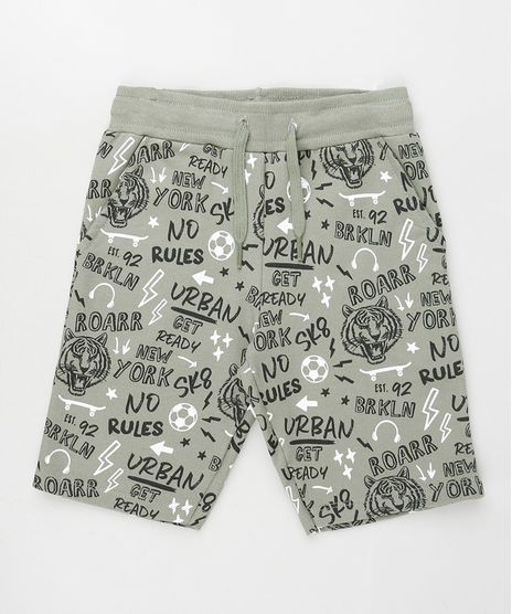 Bermuda-Infantil--Stay-Cool--em-Estampada-com-Cordao-e-Bolsos-Verde-Militar-9941738-Verde_Militar_1