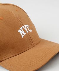 Bone-Masculino-Aba-Curva-com-Bordado--NYC--Caramelo-9898295-Caramelo_2