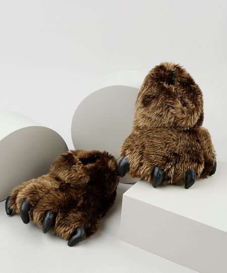 Pantufa-Infantil-Palomino-Pata-de-Urso-em-Pelucia-Marrom-9855775-Marrom_1 Pantufa-Infantil-Palomino-Pata-de-Urso-em-Pelucia-Marrom-9855775-Marrom_1