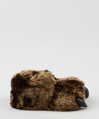 Pantufa-Infantil-Palomino-Pata-de-Urso-em-Pelucia-Marrom-9855775-Marrom_2