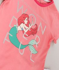 Pijama-Infantil-Pequena-Sereia-Ariel-Manga-Curta-Rosa-9879744-Rosa_4