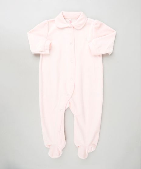 Macacao-Infantil-em-Plush-com-Pezinho-Manga-Longa-Rosa-Claro-9688473-Rosa_Claro_1
