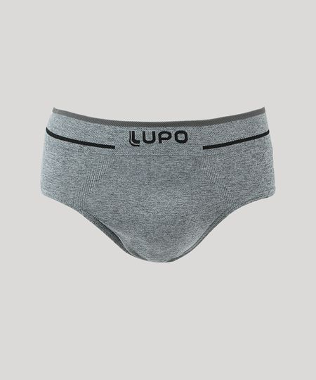 Cueca-Masculina-Lupo-Slip-Sem-Costura-Cinza-Mescla-9946602-Cinza_Mescla_1