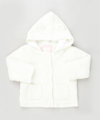 Blusao-Infantil-em-Trico-com-Capuz-e-Orelhas-Branco-9851830-Branco_1