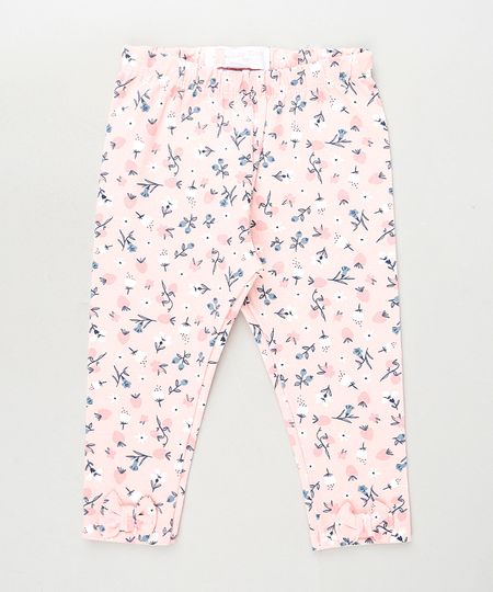 Calca-Legging-Infantil-Estampada-Floral-com-Laco-Rosa-9942212-Rosa_1