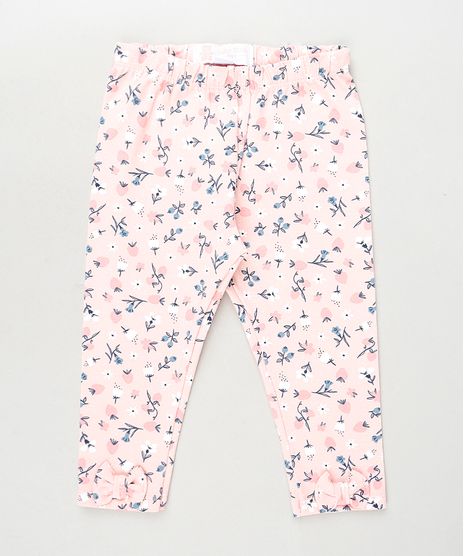 Calca-Legging-Infantil-Estampada-Floral-com-Laco-Rosa-9942212-Rosa_1