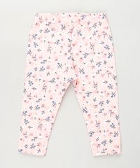Calca-Legging-Infantil-Estampada-Floral-com-Laco-Rosa-9942212-Rosa_2