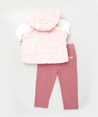 Conjunto-Infantil-Blusa-Manga-Longa-Branca---Colete-com-Pelo---Calca-em-Moletom-Rosa-9842861-Rosa_2