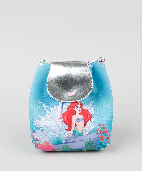 Bolsa-Infantil-Pequena-Sereia-Ariel-Estampada--Azul-9943407-Azul_1