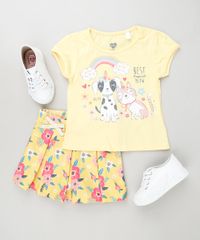 Blusa-Infantil-Cachorro-e-Gato-Manga-Curta-Rosa-Claro-9943368-Rosa_Claro_3