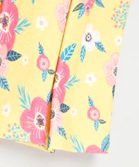 Short-Saia-Infantil-Estampado-Floral-com-Lacos-e-Pregas-Amarelo-9939605-Amarelo_4