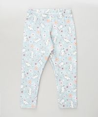 Calca-Legging-Infantil-Estampada-Floral-com-Coelhos-Azul-Claro-9917591-Azul_Claro_1