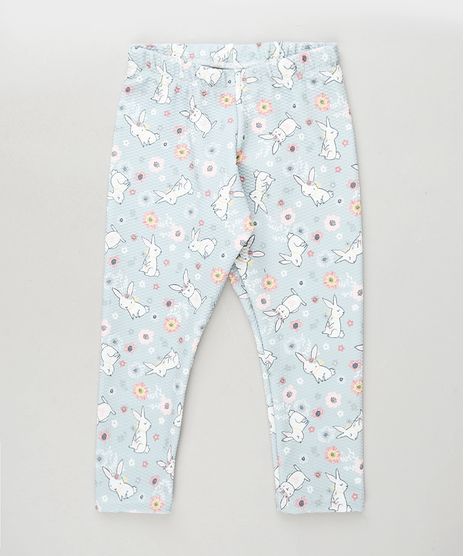 Calca-Legging-Infantil-Estampada-Floral-com-Coelhos-Azul-Claro-9917591-Azul_Claro_1