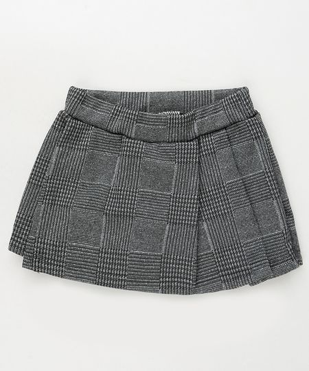 Short-Saia-Infantil-Estampado-Xadrez-com-Transpasse-Preto-9909923-Preto_1