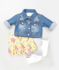Jaqueta-Jeans-Infantil-com-Bordado-Floral-e-Bolsos-Azul-Medio-9894188-Azul_Medio_3