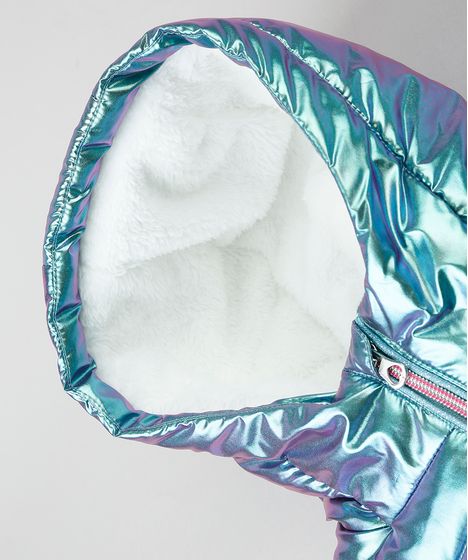 jaqueta metalizada infantil