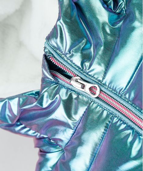 jaqueta metalizada infantil