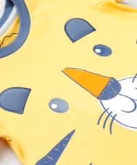 Pijama-Infantil-Tigre-Manga-Curta-Amarelo-9879628-Amarelo_4