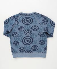 Blusao-Infantil-Capitao-America-em-Moletom--Azul-Escuro-9871529-Azul_Escuro_2