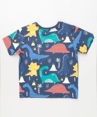 Camiseta-Infantil-Estampada-de-Dinossauros-com-Bolso-Manga-Curta-Azul-Marinho-9928983-Azul_Marinho_2
