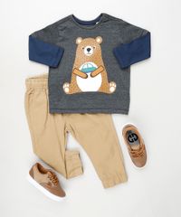 Camiseta-Infantil-com-Estampa-Interativa-de-Urso-Manga-Longa-Cinza-Mescla-Escuro-9910443-Cinza_Mescla_Escuro_3