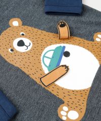 Camiseta-Infantil-com-Estampa-Interativa-de-Urso-Manga-Longa-Cinza-Mescla-Escuro-9910443-Cinza_Mescla_Escuro_4