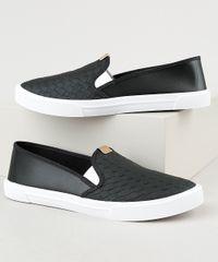 Tenis-Slip-On-Feminino-Moleca-Tresse-Preto-9941804-Preto_1
