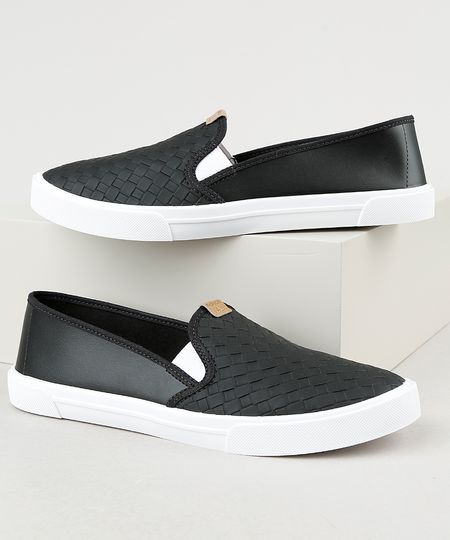 Tenis-Slip-On-Feminino-Moleca-Tresse-Preto-9941804-Preto_1 Tenis-Slip-On-Feminino-Moleca-Tresse-Preto-9941804-Preto_1