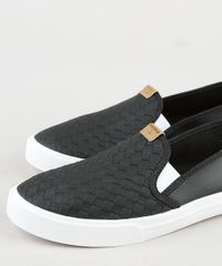 Tenis-Slip-On-Feminino-Moleca-Tresse-Preto-9941804-Preto_3