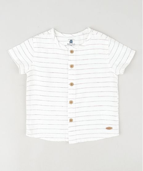 Camisa-Infantil-Listrada-Manga-Curta-Branca-9842885-Branco_1
