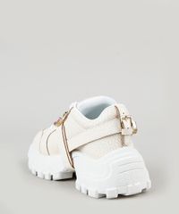 Tenis-Feminino-Oneself-Chunky-com-Pedras-e-Fivela-Bege-9943072-Bege_4 Tenis-Feminino-Oneself-Chunky-com-Pedras-e-Fivela-Bege-9943072-Bege_4